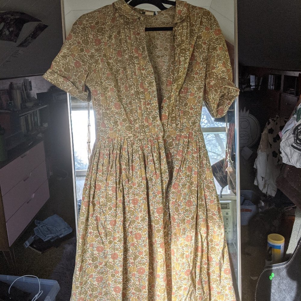 Country Fair Vintage floral dress